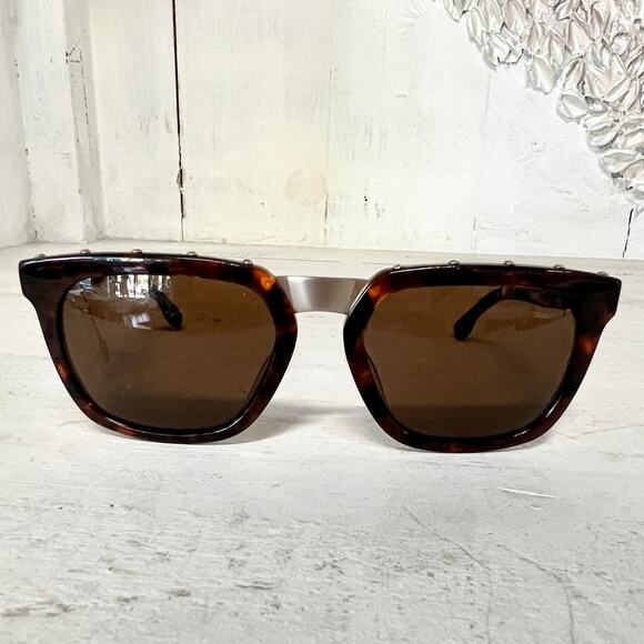 DIESEL DL0212 54 52J Dark Tortoise Frame UV-Protected Full-Rim Square Sunglasses - Picture 3 of 9